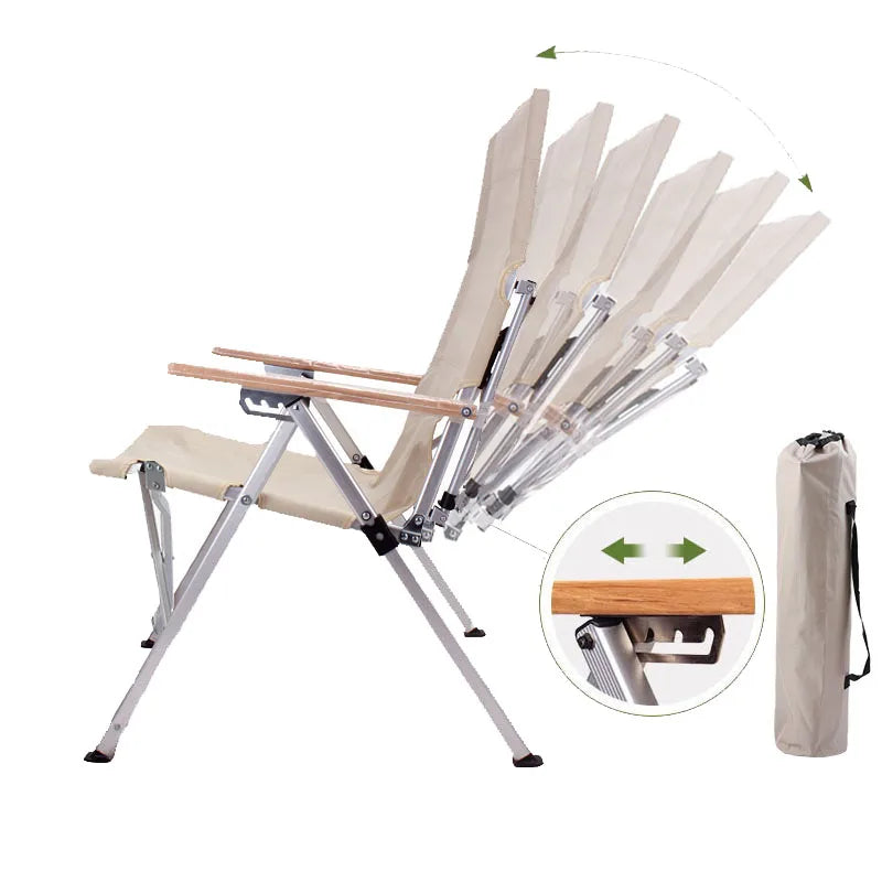 Lohascamping 5-Position Reclining Aluminum Camp Chair
