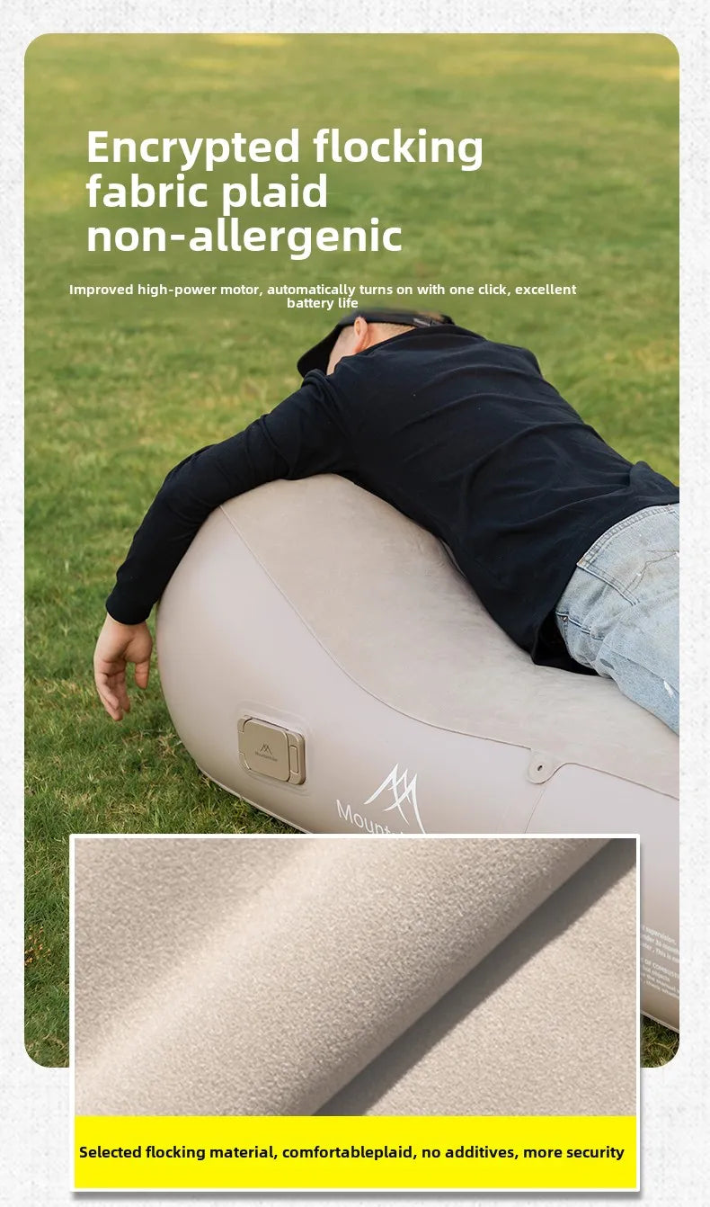 Self-Inflating Air Sofa Bed — Camping Mattress 180×75×58 cm