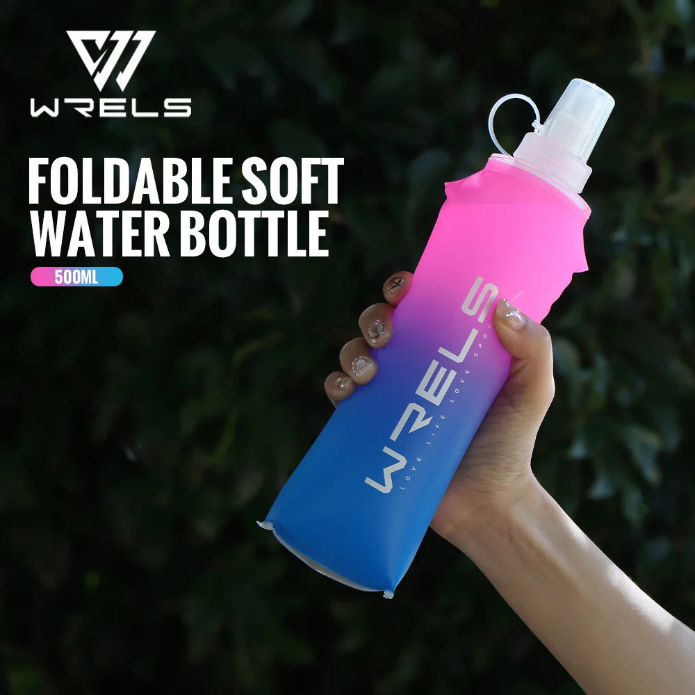 WRELS Collapsible Soft Water Bottle — BPA-Free TPU Flask