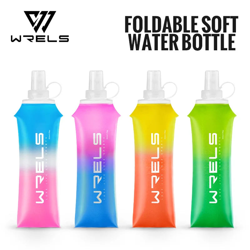 WRELS Collapsible Soft Water Bottle — BPA-Free TPU Flask