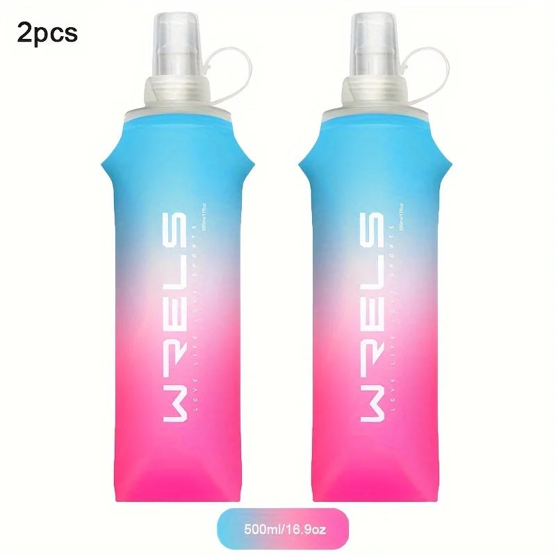 WRELS Collapsible Soft Water Bottle — BPA-Free TPU Flask