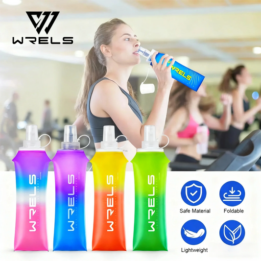 WRELS Collapsible Soft Water Bottle — BPA-Free TPU Flask