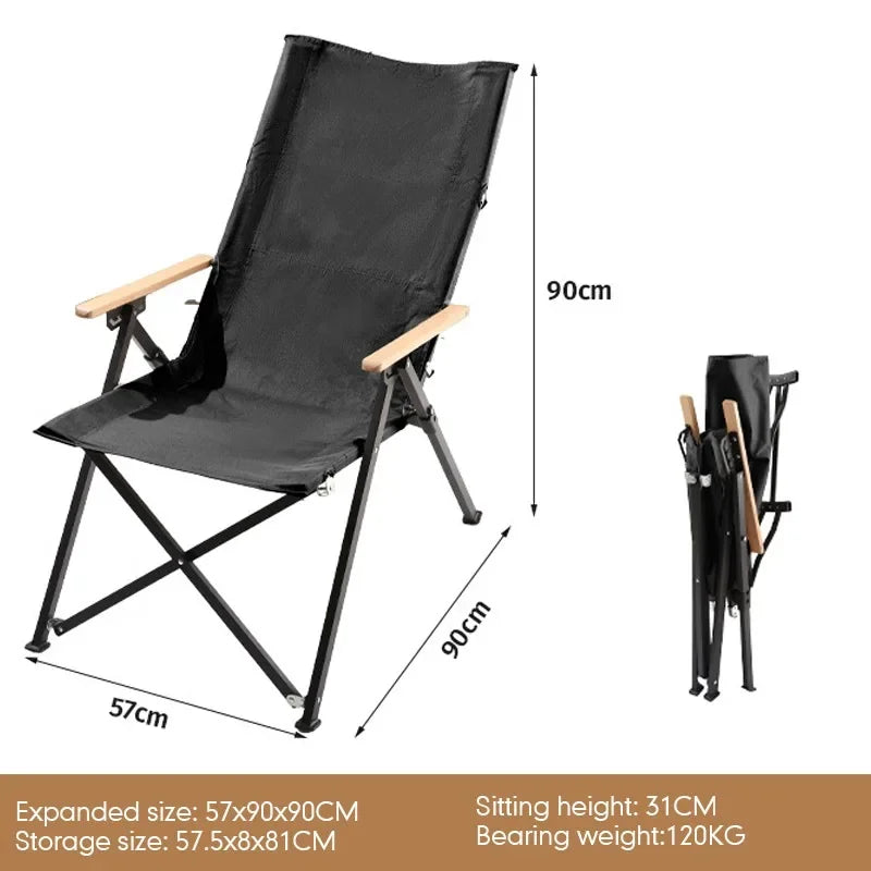 5-Position Folding Lounge Chair — Beach Chaise