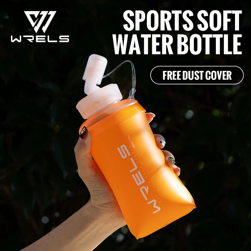 WRELS Foldable Soft Flask 350ml / 500ml — BPA-Free Running Bottle