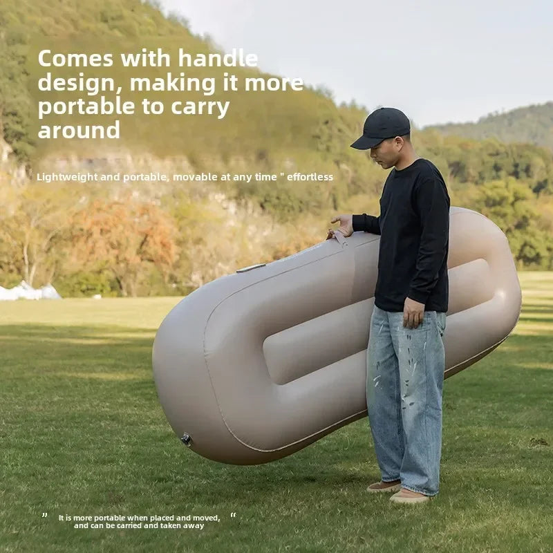 Self-Inflating Air Sofa Bed — Camping Mattress 180×75×58 cm