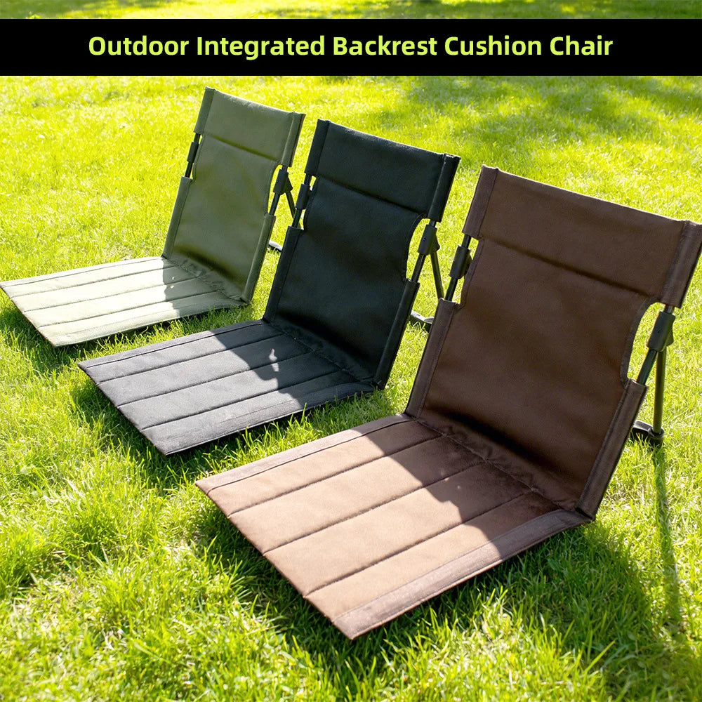 Lightweight Folding Low-Back Camp Recliner