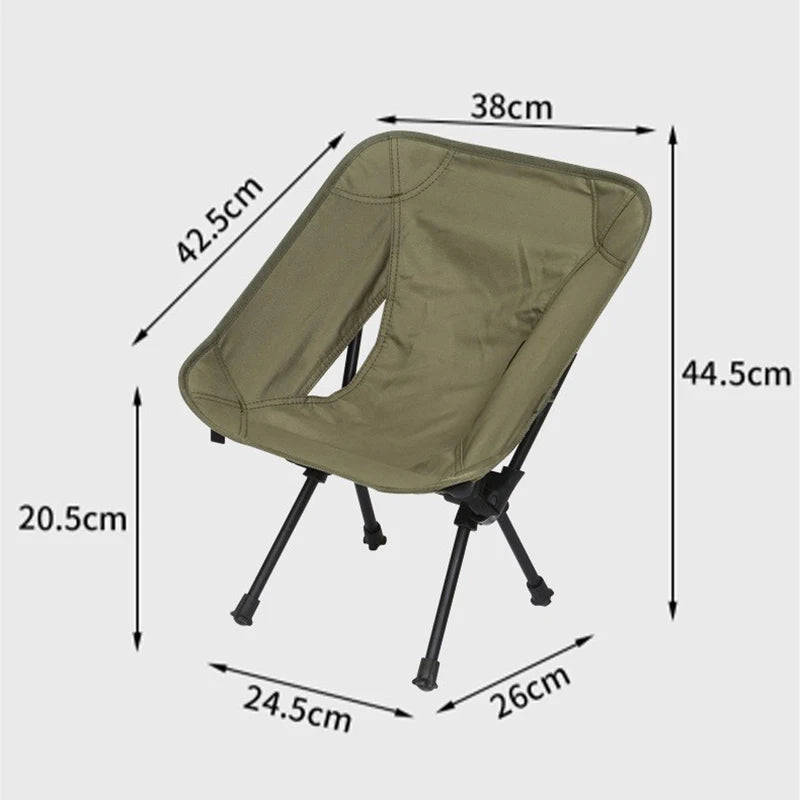 Ultralight Detachable Folding Camp Chair — Backpacking & Fishing