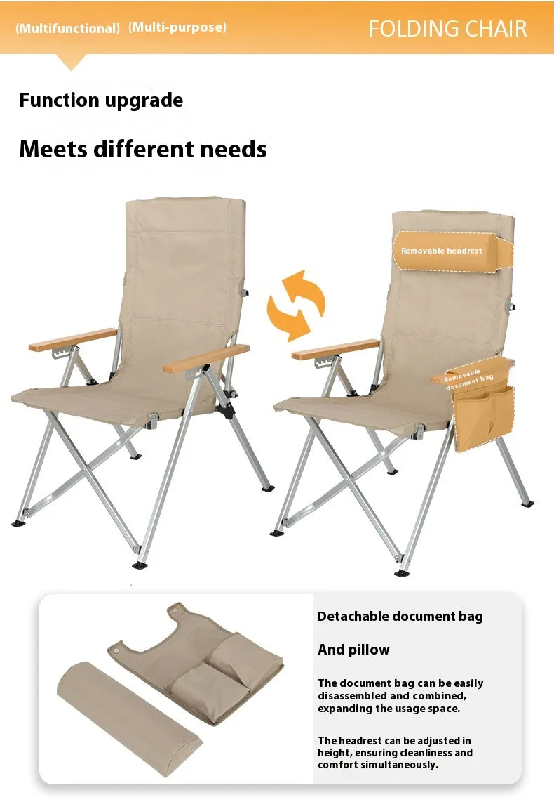 Lohascamping 5-Position Reclining Aluminum Camp Chair
